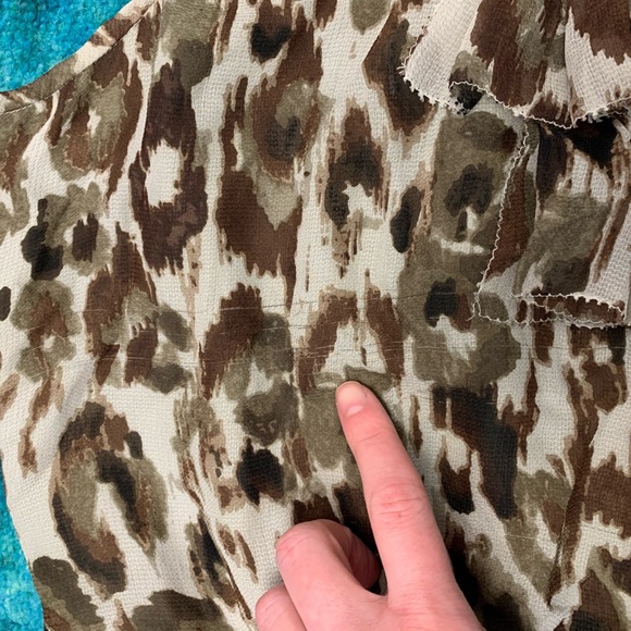 J. Crew Collection Silk Ruffle Leopard Dress - Picture 11 of 15